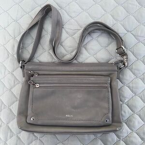Relic Women's Grey and Silver Hand Bag